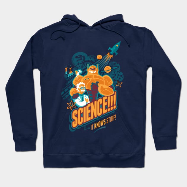 Science!!! It Knows Stuff! Hoodie by Waynem